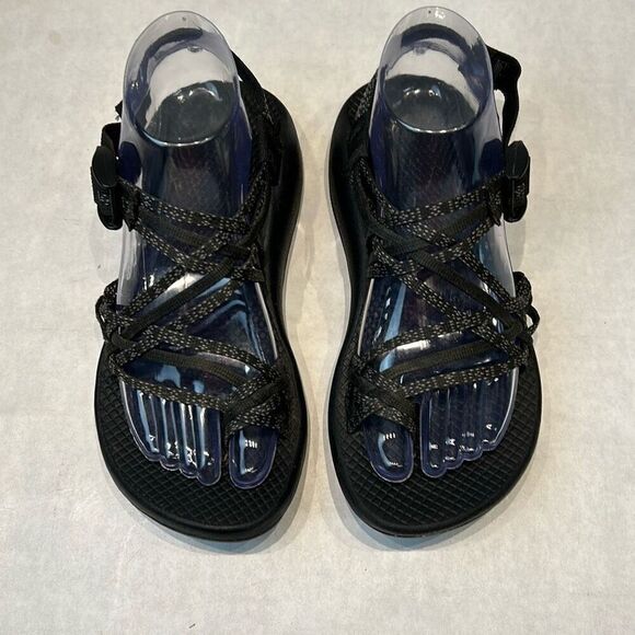 Chaco Black Sandals ZX/3 CLASSIC XOXO Women’s Sz 7 Straps Woven J105524 - Picture 2 of 9